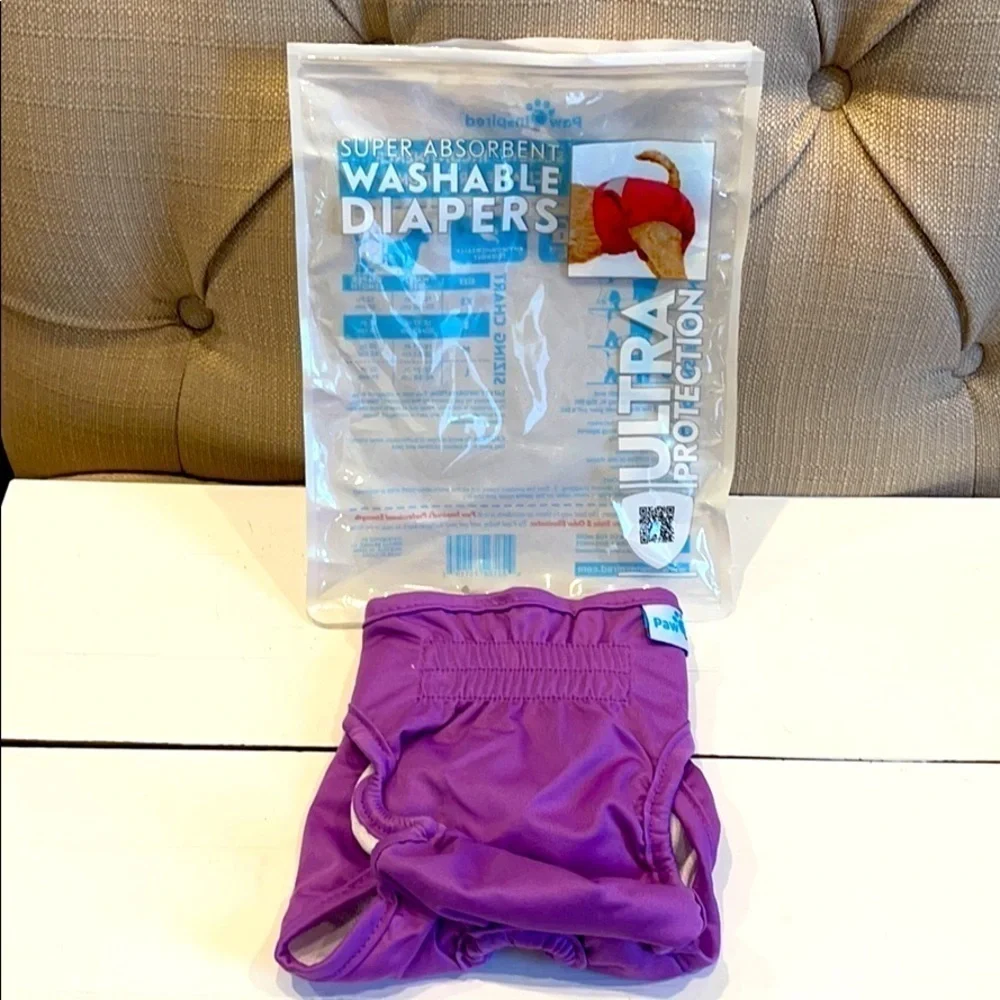 𝅺paw Inspired Female Dog’s washable Diaper Sz S